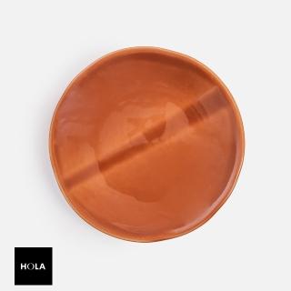 【HOLA】NOSSE Smooth陶瓷盤15cm 陶磚紅
