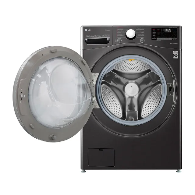 【LG 樂金】19公斤◆WiFi蒸洗烘脫變頻滾筒洗衣機 尊爵黑(WD-S19VBS)