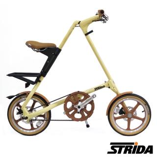 【STRiDA】英國 速立達16吋單速LT版碟剎折疊單車/三角形腳踏車