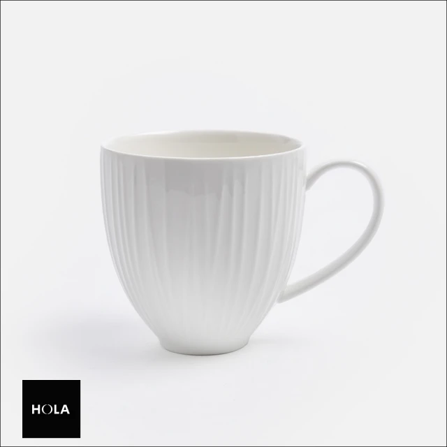 【HOLA】克萊歐強化瓷馬克杯300mL 枝線白