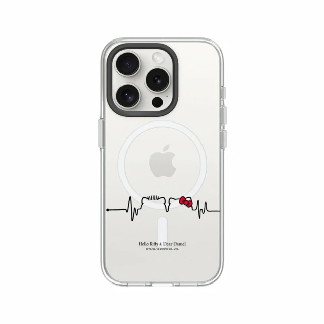 RHINOSHIELD 犀牛盾 iPhone 13系列 Clear MagSafe兼容 磁吸透明手機殼/撲通撲通(Hello Kitty)