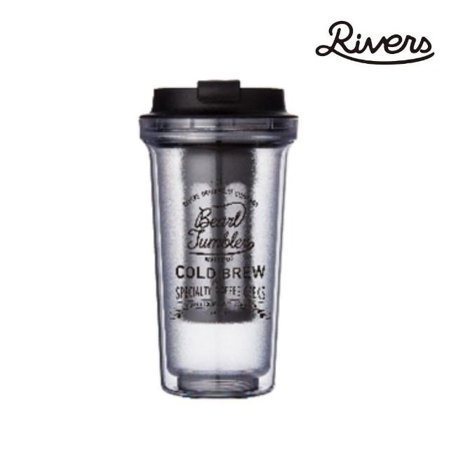 【RIVERS】WALLMUG BEARL 雙層冷萃咖啡杯 清透