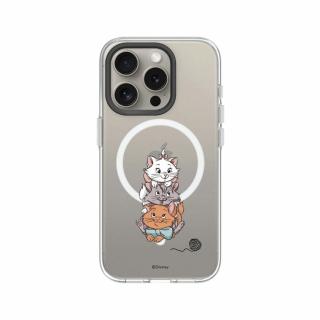 【RHINOSHIELD 犀牛盾】iPhone 14系列 Clear MagSafe相容 磁吸透明手機殼/貓兒歷險記(迪士尼經典)