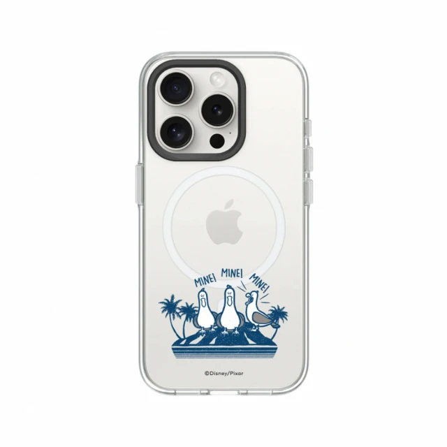 RHINOSHIELD 犀牛盾 iPhone 12系列 Clear MagSafe兼容 磁吸透明手機殼/海底總動員-海鷗(迪士尼)