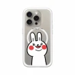 【RHINOSHIELD 犀牛盾】iPhone 14/Plus/Pro/Max Mod NX MagSafe兼容 手機殼/傻笑(懶散兔與啾先生)