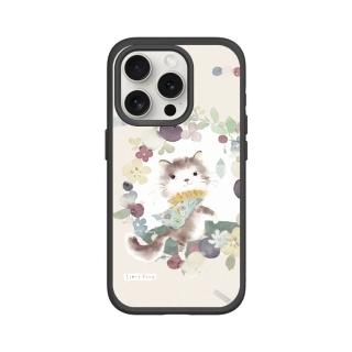 【RHINOSHIELD 犀牛盾】iPhone 14/Plus/Pro/Max SolidSuit MagSafe相容 磁吸手機殼/跟我走貓咪(涼豐系列)