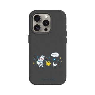 【RHINOSHIELD 犀牛盾】iPhone 14/Plus/Pro/Max SolidSuit MagSafe相容 磁吸手機殼/music!(懶散兔與啾先生)