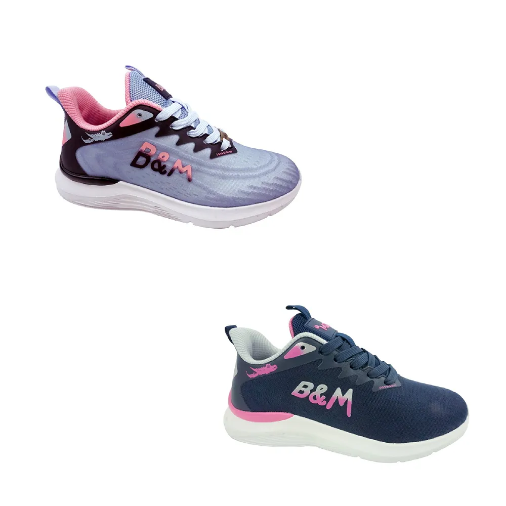 【母子鱷魚】一起運動 運動鞋 女款 超臨界飛織能量健康鞋(BGM7949)