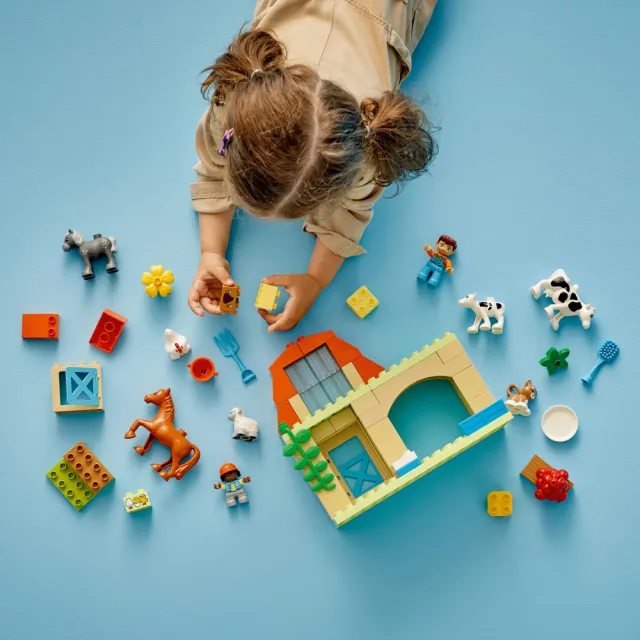【LEGO 樂高】得寶系列 10416 照顧農場動物(農場玩具 學齡前玩具)