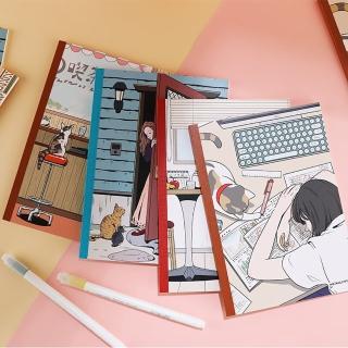 【KOKUYO】插畫筆記本A5(4入)
