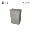 【日本岩谷Iwatani】寬型可分類掀蓋式垃圾桶-36L(附輪)