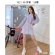 【LEVIS 官方旗艦】Fresh果漾系列 女款 復古全排釦燈心絨A字裙/精工漂染工藝/蘭花紫 熱賣單品 A3528-0003