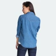 【LEVIS 官方旗艦】女款 牛仔襯衫 / 中藍水洗 / 春夏形象款 熱賣單品 16786-0002