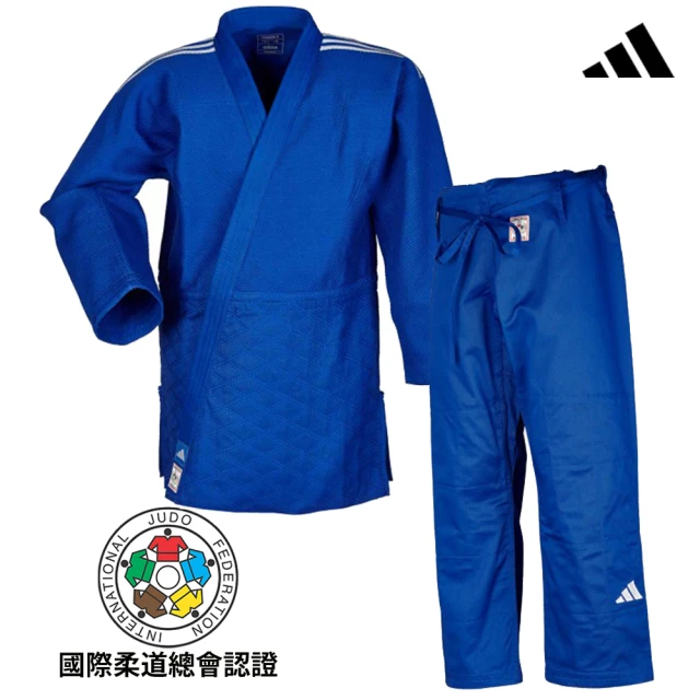 adidas 愛迪達 IJF認證紅框柔道服(JUDO 武道 黑帶 投技 寢技 格鬥 武術 防身術)