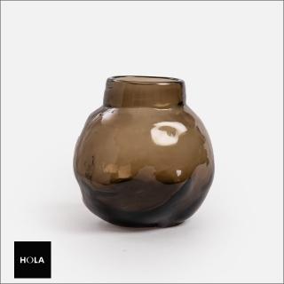 【HOLA】瑞典DBKD BUNCH玻璃花器迷你 深棕