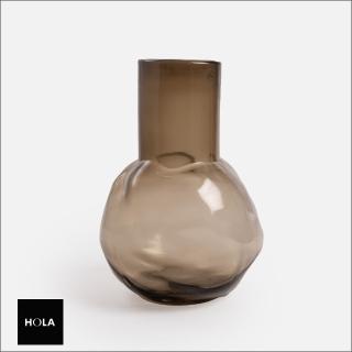 【HOLA】瑞典DBKD BUNCH玻璃花器大 深棕