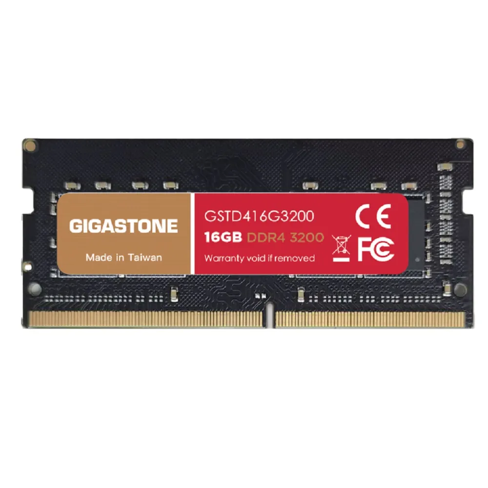 【GIGASTONE 立達】DDR4 3200MHz 16GB 筆記型記憶體 單入(NB專用)