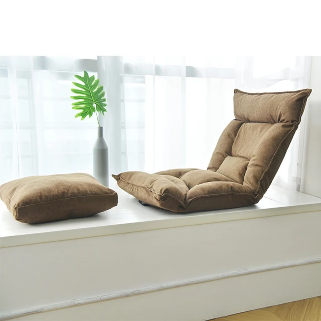 西格傢飾 日式和風懶人沙發(加長可靠頭/獨立棉包/摺疊椅/懶