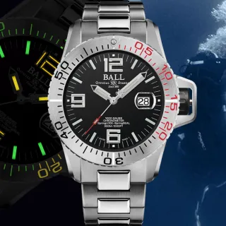 【BALL 波爾】Engineer Hydrocarbon EOD 自動機械腕錶(DM3200A-S1C-BK)