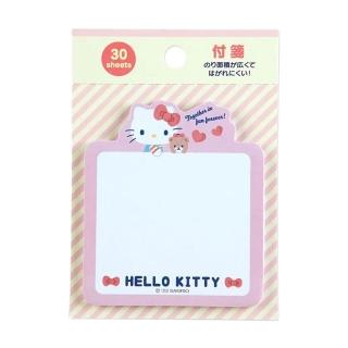 【SANRIO 三麗鷗】造型便條紙 自黏便籤 Hello Kitty