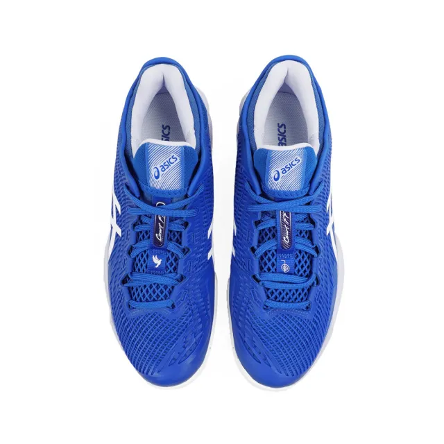 【asics 亞瑟士】Court FF 3 Novak 男 網球鞋 運動 比賽 側滑穩定 緩震 藍白(1041A361-961)