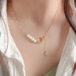 【SHEENA】法式星月珍珠項鍊