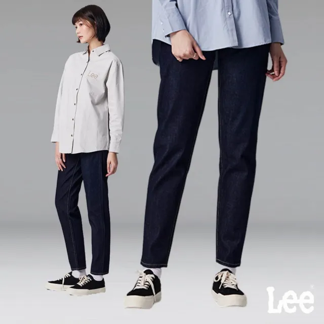 【Lee】出清品-女裝 牛仔褲 / 413 高腰標準小直筒 清水洗(LL990008898)