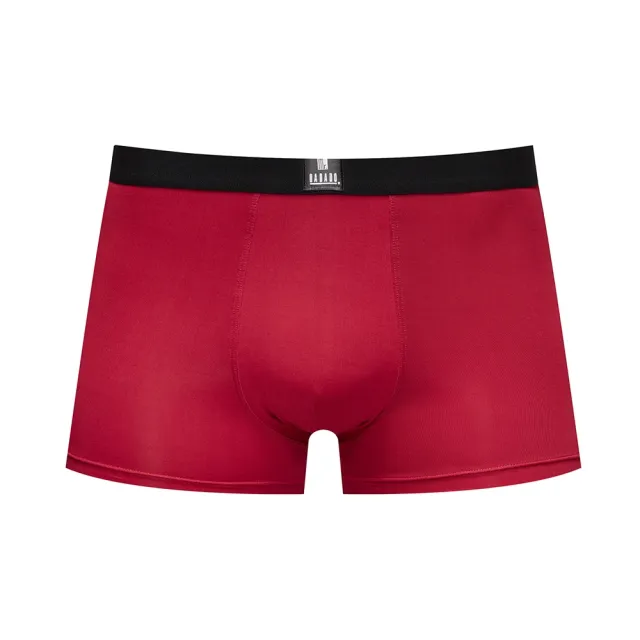 【Mr. DADADO】黑標系列 M-3L貼身中腰四角男內褲 超細纖維-GK6247RB(紳士紅)