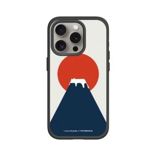 【RHINOSHIELD 犀牛盾】iPhone 14系列 SolidSuit MagSafe相容 磁吸手機殼/富士山(I Love Doodle)