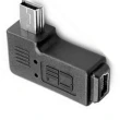 【Ainmax 艾買氏】導航充電器USB轉Micro(USB轉接頭  90度彎頭)