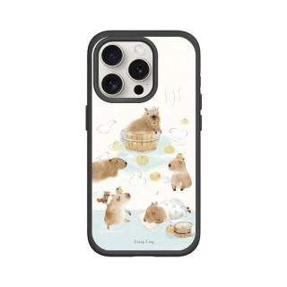 【RHINOSHIELD 犀牛盾】iPhone 13 mini/Pro/Max SolidSuit MagSafe相容 磁吸手機殼/水豚君(涼豐系列)