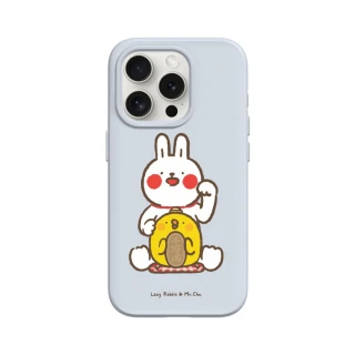 【RHINOSHIELD 犀牛盾】iPhone 13 mini/Pro/Max SolidSuit MagSafe兼容 磁吸手機殼/招財(懶散兔與啾先生)