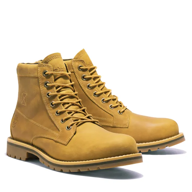 【Timberland】男款小麥色皮革緩震Redwood Falls防水靴(A44HN231)