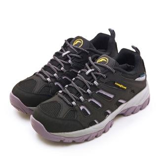 【GOODYEAR 固特異】女 專業多功能郊山防水戶外越野鞋 野外探索2系列(黑紫灰 32450)
