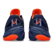 【asics 亞瑟士】COURT FF 3 CLAY 男款 網球鞋 一般楦 紅土鞋底(1041A371-401 藍橘 澳網配色 頂級款全能型)