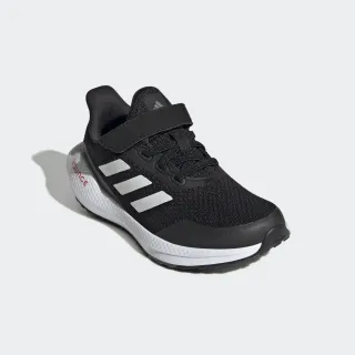 【adidas 愛迪達】EQ21 RUN BOUNCE 運動鞋 童鞋(GZ5984 男童/女童 童鞋 運動鞋 慢跑鞋 黑)