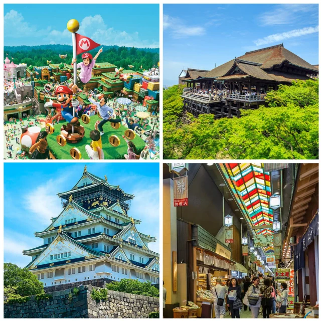 喜鴻假期 激省玩樂關西5日〜日本環球影城、清水寺、黑毛和牛吃