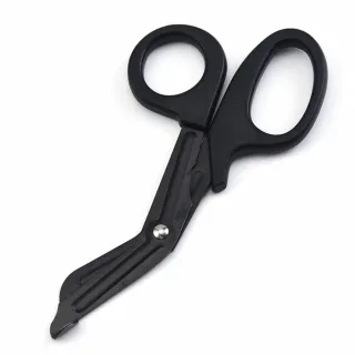 【S-SportPlus+】肌貼剪刀 一般款繃帶剪 紗布剪(紗布剪刀 彎頭剪刀 繃帶剪刀 貼布剪刀 剪刀 不鏽鋼剪刀)