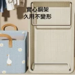 【Kyhome】2入 鋼架折疊衣物收納箱 布藝整理箱 衣櫃收納盒(收納籃/收納筐)