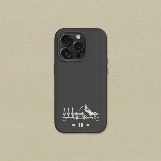 【RHINOSHIELD 犀牛盾】iPhone 14/Plus/Pro/Max SolidSuit背蓋手機殼/在路上(獨家設計系列)