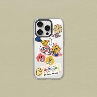 【RHINOSHIELD 犀牛盾】iPhone 12系列 Clear MagSafe相容 磁吸透明手機殼/貼上好心情(獨家設計系列)