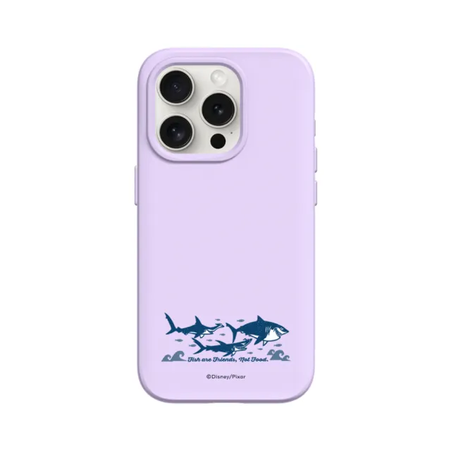 【RHINOSHIELD 犀牛盾】iPhone 11/Pro/Pro Max SolidSuit背蓋手機殼/海底總動員-吃素的鯊魚(迪士尼)