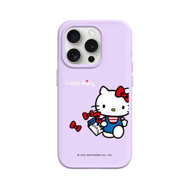 【RHINOSHIELD 犀牛盾】iPhone 12 mini/Pro/Max SolidSuit背蓋手機殼/Shopping day(Hello Kitty)