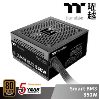 【Thermaltake 曜越】Smart BM3 850W 銅牌 認證 電源供應器 半模組 支援ATX3.0(PS-SPD-0850MNFABT-3)