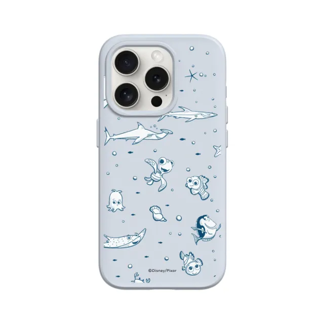 【RHINOSHIELD 犀牛盾】iPhone 13 mini/Pro/Max SolidSuit背蓋手機殼/海底總動員-海底世界(迪士尼)