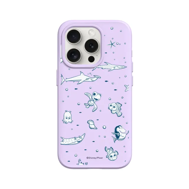 【RHINOSHIELD 犀牛盾】iPhone 13 mini/Pro/Max SolidSuit背蓋手機殼/海底總動員-海底世界(迪士尼)