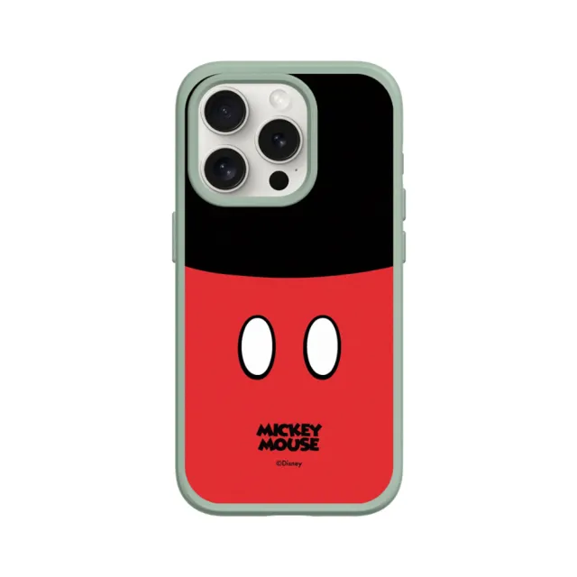 【RHINOSHIELD 犀牛盾】iPhone 13 mini/Pro/Max SolidSuit背蓋手機殼/米奇系列-米奇衣服(迪士尼)
