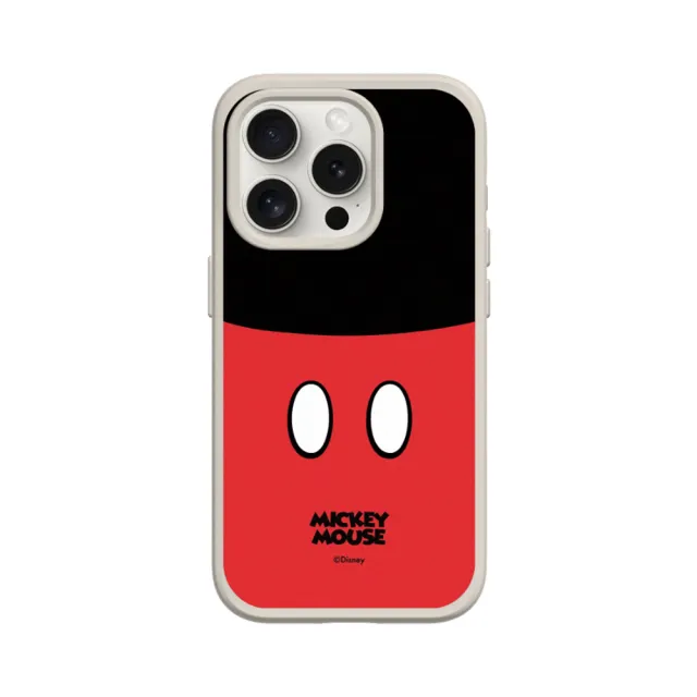【RHINOSHIELD 犀牛盾】iPhone 13 mini/Pro/Max SolidSuit背蓋手機殼/米奇系列-米奇衣服(迪士尼)