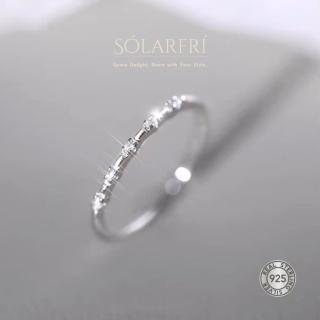 【SOLARFRi】輕奢閃耀戒指｜可調整戒圍大小禮盒包裝(求婚訂婚女友老婆情人節生日禮物)