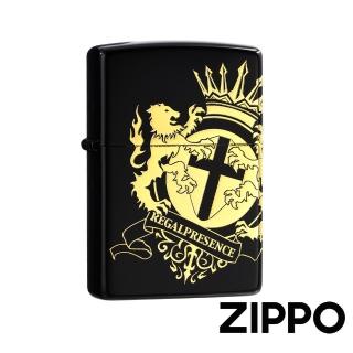 【Zippo】皇冠獅鷲-金-防風打火機(美國防風打火機)